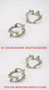 Compare by price & brand. 2pcs H7 Led Headlight Conversion Kit Bulb Lamp Holder Adapter Metal Base Retainer Socket Clip For Mercedes Ben Motorcycle Accessories Led Headlights Car Lights