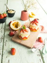 Fraisier Aux Fruits De La Passion Alimentation Fraisier Idee Recette