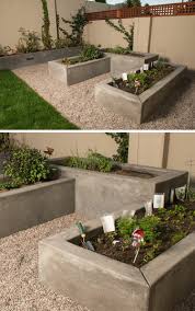 Pflanzkubel Aus Beton Fur Hochbeete Moderne Gartengestaltungen Whether Large Garden With Pool Or Small Pla In 2020 With Images Concrete Garden Cement Garden Concrete Planters