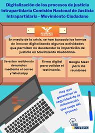 El 2019 pasará a la historia de las movilizaciones sociales en colombia por la profundidad de las demandas y el sentimiento de cansancio y esperanza que acompañó las concentraciones desde el 21n. Digitalizacion De Los Procesos De Justicia Intrapartidaria Comision Nacional De Justicia Intrapartidaria Movimiento Ciudadano Red Innovacion