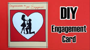 If you're experiencing writer's block, we're here to help. Diy Engagement Card Silhouette Youtube