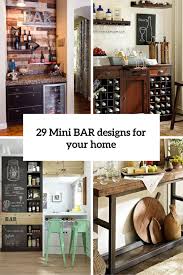 Simple contemporary space saving mini home bar designs make basements and living rooms more enjoyable and functional. Mini Bar En Casa Ideas Novocom Top