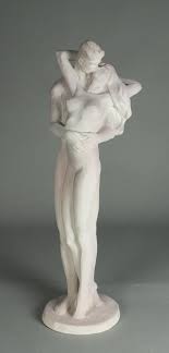 The ancient greeks famously fetishized the male body in sculptures that represent powerful, illustrious men as hulking figures with taut, rippling muscles. Modern Nude Male Female Statue