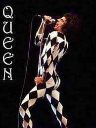 Freddie Mercury Queen Harlequin Costume | eBay