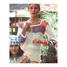 Good evening everybody, welcome to colorful and beautiful world of crochet. Crochet Top Pattern Vintage Granny Square Top Crochet Pattern Etsy