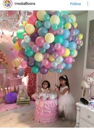 1st Birthday Balloon Decoration Ideas Pin By Nicole Thompson On Party Ideas Unicorn Birthday Party Decorations Diy Hot Air Balloons Hot Air Balloon Party