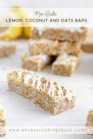 No Bake Lemon Coconut And Oats Bars Recipe In 2020 Oat Bars Sweet Recipes Sweet Snacks