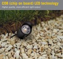 White LED Landscape Lights with Spike