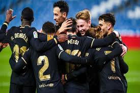 Real madrid win the first clásico of the season in the camp nou thanks to the goals of fede valverde, sergio ramos on penalty and modric #barçarealmadrid. Real Sociedad Vs Barcelona Lionel Messi And Sergino Dest Strike Twice In Spectacular 6 1 Win