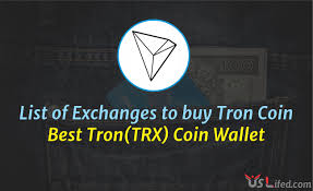 The trx price is expected to see some increase may as investors witnessed a rally in recent days get the latest tron coin price in dollars and compare it with other pivot cryptos like btc, eth, and others. List Of Exchanges To Buy Tron Coin Best Tron Trx Coin Wallet