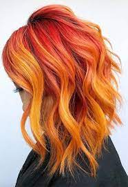 59 Fiery Orange Hair Color Shades Orange Hair Dyeing Tips Glowsly Flame Hair Dramatic Hair Colors Fire Hair