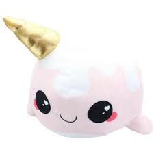 Seven20 Glitter Galaxy 6 Inch Ice Cream Cone Horn Pink Narwhal Collectible Plush In 2020 Collectable Plush Narwhal Plush Cute Stuffed Animals