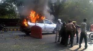 A small bomb has exploded near the israeli embassy in the indian capital, delhi, damaging nearby cars but causing no injuries. Israel Says Iran Was Behind Bombs In India And Georgia The New York Times