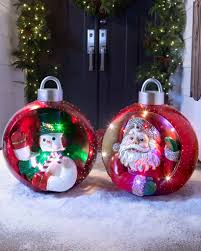 Outdoor Musical Grand Ornament Balsam Hill In 2021 Large Christmas Ornaments Outdoor Christmas Decorations Christmas Yard Decorations