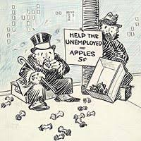 While the stock market crash of october 1929 did not cause the great depression, the collapse on wall street certainly ushered it in. Light More Light Herblock S History Political Cartoons From The Crash To The Millennium Exhibitions Library Of Congress