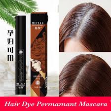 This temporary hair color comes in shades ranging from black to blonde. Permanent Hair Dye Color Mascara Cover White Grey Hair Shopee Malaysia