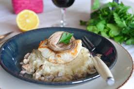 Turbot A L Andouille De Guemenee Les Pepites De Noisette Recette Recette De Turbot Recette Idee Recette