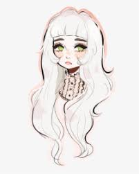 A monochromatic scale can add a sense of timelessness and class to a piece of art. Cute Girl Drawing Style Hd Png Download Kindpng