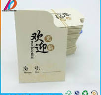 [Hot Item] Cheap Paper Key Card Envelope / Sleeve / Holder for Hotel