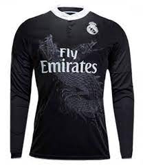 Toko resmi adidas di paris pajang jersey bale. Real Madrid 2014 15 Away Retro Long Sleeved Dragon Shirt Soccer Jersey Dosoccerjersey Shop