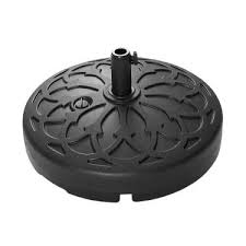 Durable and weatherproof which can be used in family, hotel, terrace, resort, barbecue bar, western restaurant, outdoor leisure area, company rest area and so on. Aecojoy 30 L Patio Umbrella Base Water Sand Filled Umbrella Stand Market Garden Outdoor Heavy Duty Umbrella Holder Black