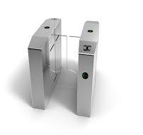 Optical Glass Flap Access Control Turnstiles Barrier Gate ...