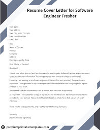 Even if you are a fresher starting out, you might feel unsure about the strength in your career objective and whether it is enough to get you that job. Software Engineer Resume Cover Letter Pack Of 5 Premium Printable Templates Cover Letter For Resume Business Letter Template Cover Letter