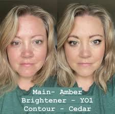 Makeup combination and rose background theme