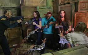 9/10 entertainment & food rating: Zombie Apocalypse Live Columbus Battleground Mortals Vs Monsters