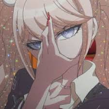 So basically, i made a junko mood board but couldn't decide whether it looked better in red or gray. Junko Enoshima Aesthetic Anime Danganronpa Anime