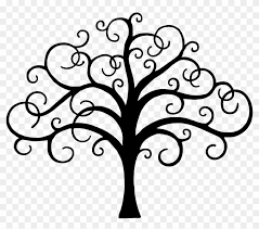Download Scroll Tree Family Tree On Wall Easy Tree To Draw Free Transparent Png Clipart Images Download