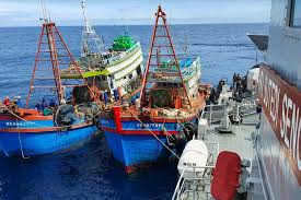 2 Kapal Ikan Asing Berbendera Vietnam Di Laut Natuna Utara Diamankan