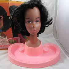 Black Barbie Head Styling Doll 1973 Barbie Christie Styling Head Beauty Center Box Mattel Black Aa Htf Barbie Barbie Dolls Vintage Barbie