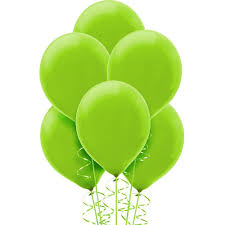 35 Pcs Light Green Balloons
