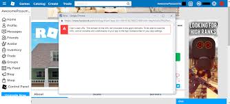 The service is used by over 1 billion users every month. Facebook Button Returns Error When Clicked Website Bugs Roblox Developer Forum