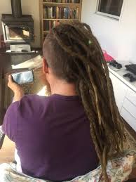 Double ended dreadlock extensions can be installed into very short hair! Dreadlocks Men Dreadlocks Men Styles Dreads For Men Dreads Men