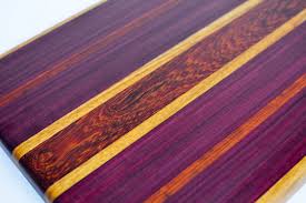This Edge Grain Face Grain Combination Board Is Made From Canary Wood Purpleheart And Padauk The Antique Woodworking Tools Hand Crafted Furniture Woodworking