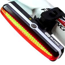 Blitzu Ultra Bright Bike Light Cyborg 168t Usb Rechargeable Bicycle Tail Light Cycle Cycling Bikeparts Rear Bike Light Bike Lights Bike Tail Light
