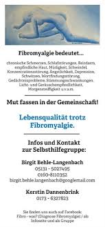 Selbsthilfegruppe Fibromyalgie Was Ist Das Garbsen City News