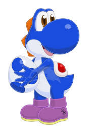 Blue Yoshi By Delicate Wolf Yoshi Mario Art Avatar Characters