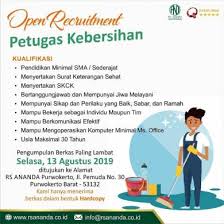 Lowongan kerja petugas kebersihan terbaru juli 2021 temukan loker yang sesuai dengan lokasi, pendidikan dan minat anda. Lowongan Kerja Bulan Agustus 2019 Di Loker Bumiayu Id