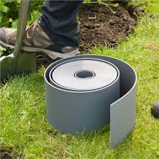 Available in decorative wood, galvanised metal and flexible plastic. Nature Garden Border Edging 0 15x10 M Grey