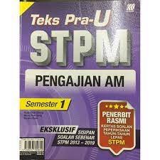 Video montaj pengajian am sem 1 2020/2021. Teks Pra U Stpm Pengajian Am Sem 1 Shopee Malaysia