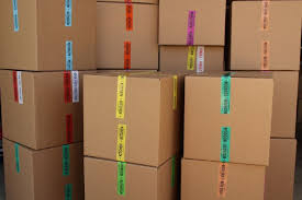 Easy Tape Labeling System For Moving Color Coordinate Rooms With Color Coordinated Packing Tape Moving Supplies Packing Tape Moving