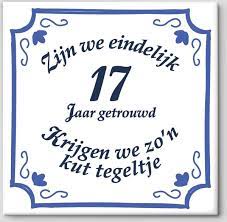 Huwelijk Cadeau Zijn We Eindelijk 17 Jaar Getrouwd Krijgen We Zo N Kut Tegeltje Tegeltje Spreuk 17 Jaar Getrouwd Spreuktegels Cadeau 17 Jaar Getrouwd Kopen Gadgethouse