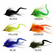Riverbum pike fly fishing flies assortment kit with fly box, cousin it, mr creepo, skully bugger this pike & musky fly collection contains big meals of both top water and subsurface flies that. Appats Leurres Mouches Pack 6 Pack Peche Mouches Fry Imitation Et Zonkers Fort Crochets Pike Flies Mouches