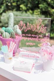 Theme Outdoor Birthday Party Ideas For Adults Cactus Flamingo Themed Summer Party Outdoors Birthday Party Flamingo Birthday Party Flamingo Party