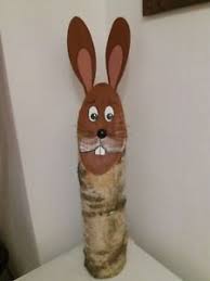 Osterhase Aus Holzstamm Osterdekoration Hase Aus Holz Birke Fruehlingsdeko Osterdeko Basteln Holz Hasen Aus Holz Osterbasteln
