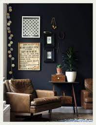 An Indian Summer Black Living Room Dark Living Rooms Living Room Wall