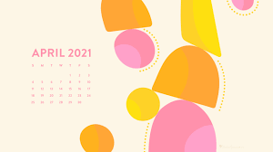 April 2021 calendar wallpaper free download for desktop background in high definition. April 2021 Calendar Wallpaper Sarah Hearts